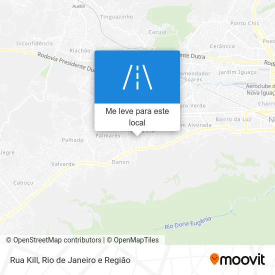 Rua Kill mapa