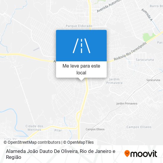 Alameda João Dauto De Oliveira mapa