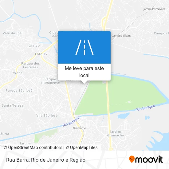 Rua Barra mapa