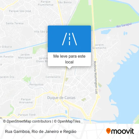 Rua Gamboa mapa