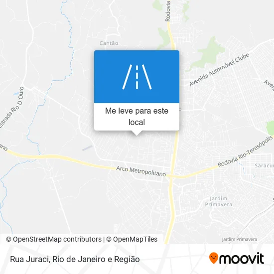 Rua Juraci mapa