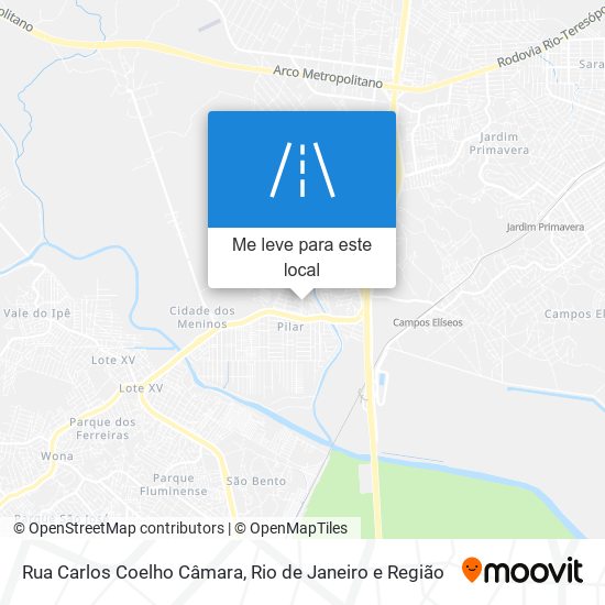 Rua Carlos Coelho Câmara mapa