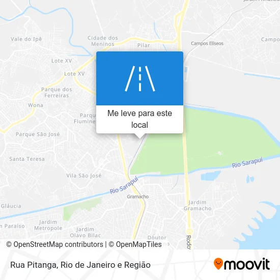 Rua Pitanga mapa