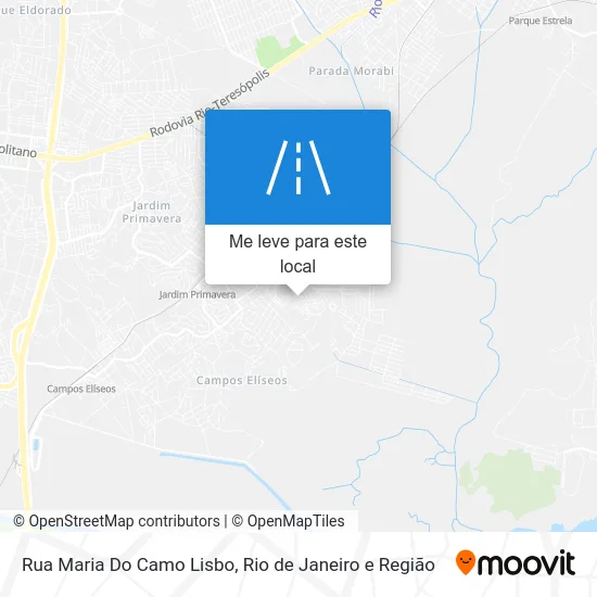 Rua Maria Do Camo Lisbo mapa