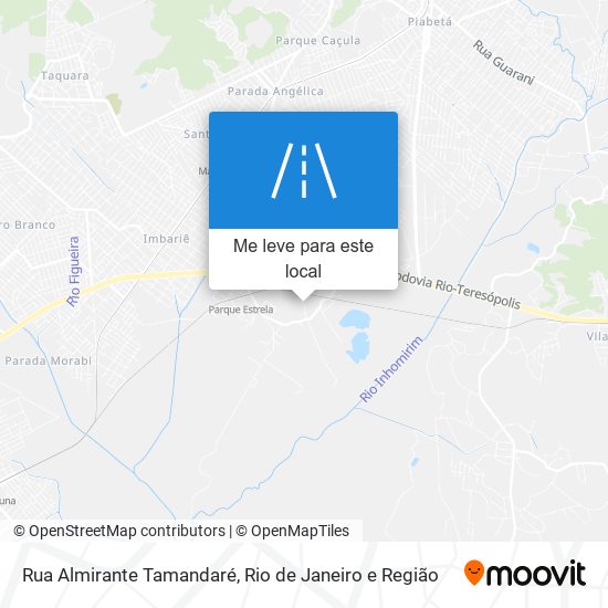 Rua Almirante Tamandaré mapa