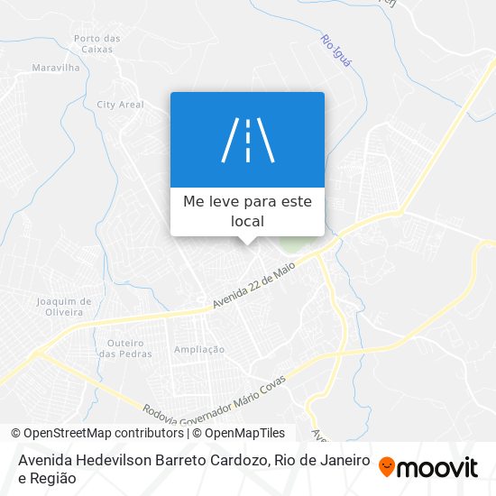 Avenida Hedevilson Barreto Cardozo mapa
