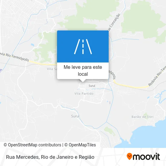 Rua Mercedes mapa