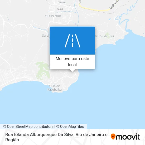 Rua Iolanda Alburquerque Da Silva mapa