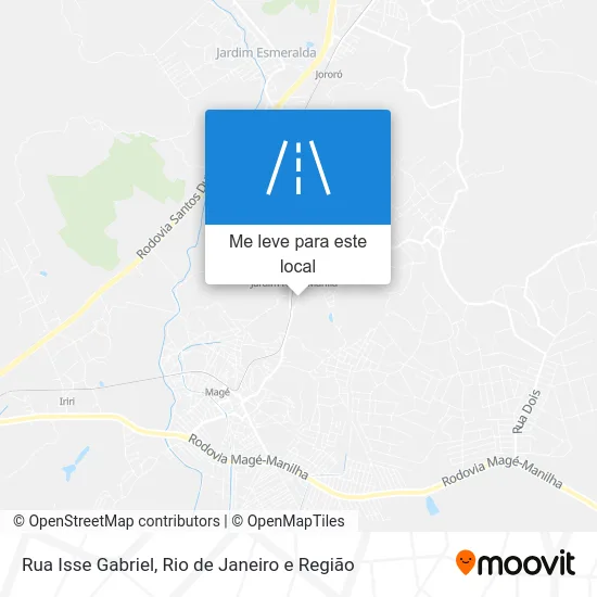 Rua Isse Gabriel mapa