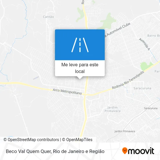 Beco Val Quem Quer mapa
