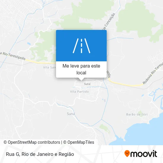 Rua G mapa