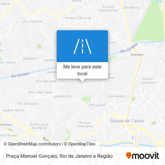 Praça Manoel Gonçalo mapa