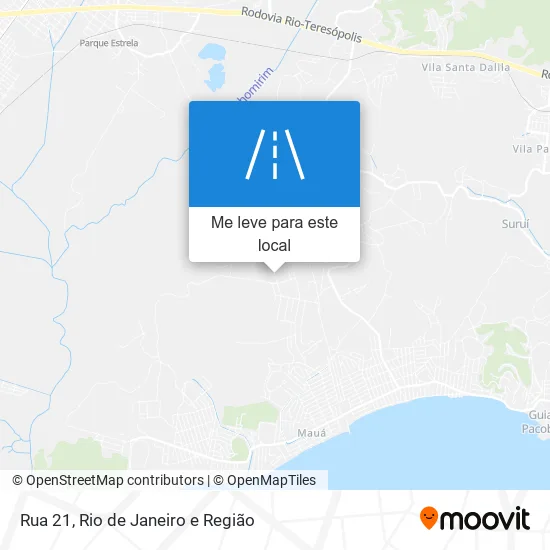 Rua 21 mapa