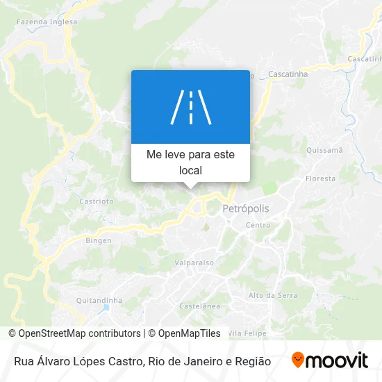 Rua Álvaro Lópes Castro mapa