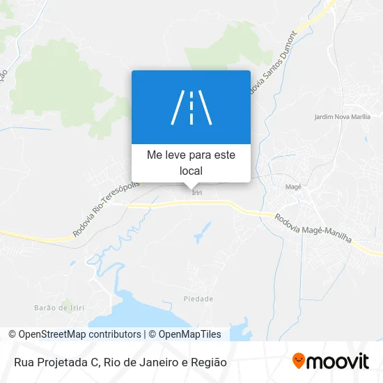 Rua Projetada C mapa