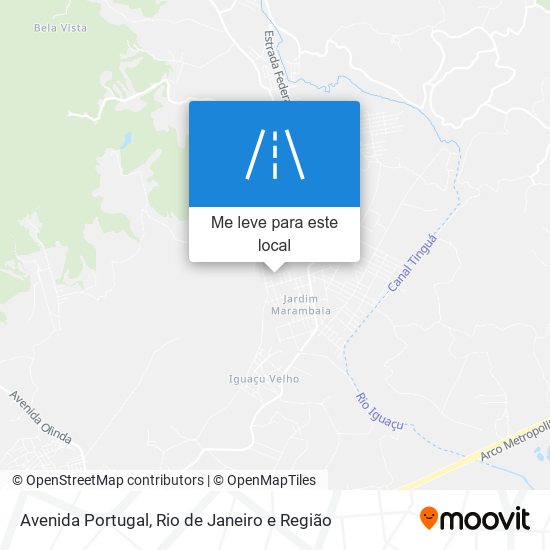 Avenida Portugal mapa