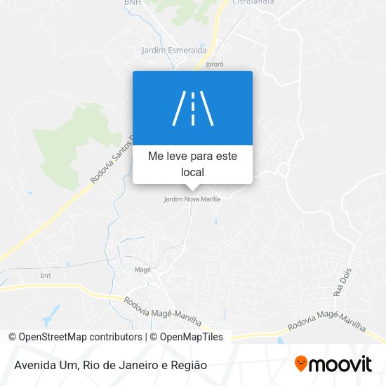 Avenida Um mapa