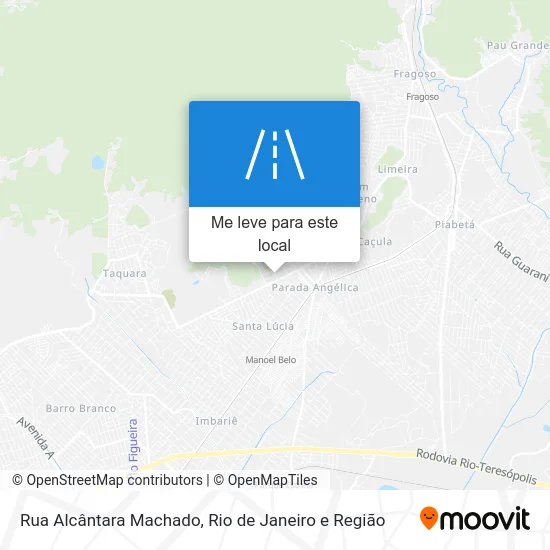 Rua Alcântara Machado mapa