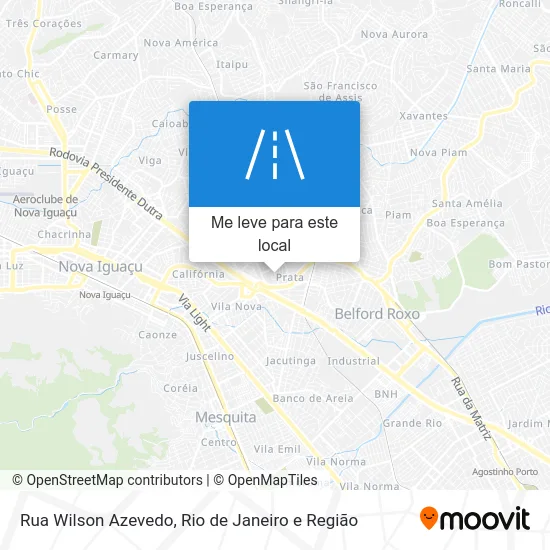 Rua Wilson Azevedo mapa