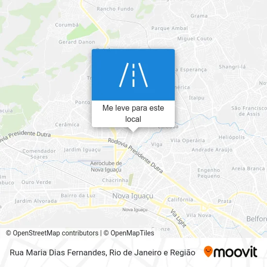 Rua Maria Dias Fernandes mapa