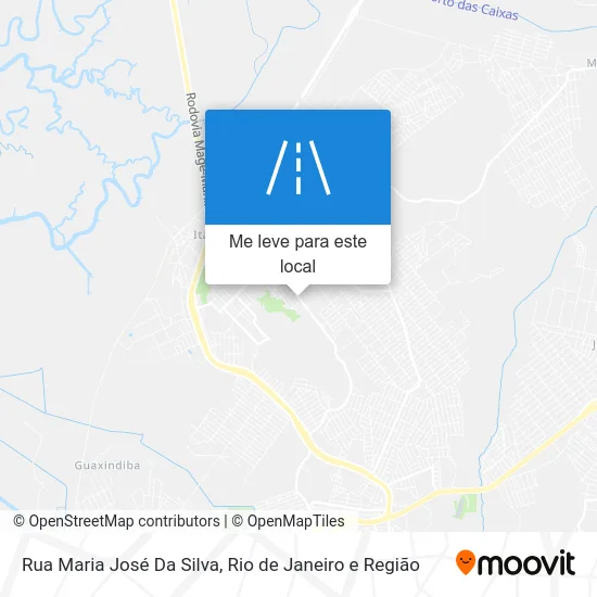 Rua Maria José Da Silva mapa