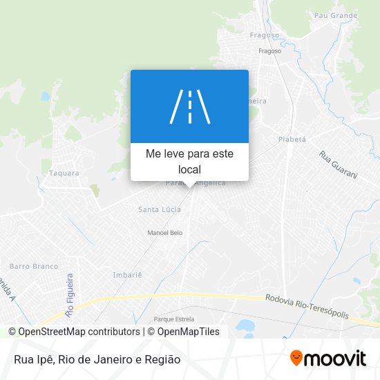 Rua Ipê mapa