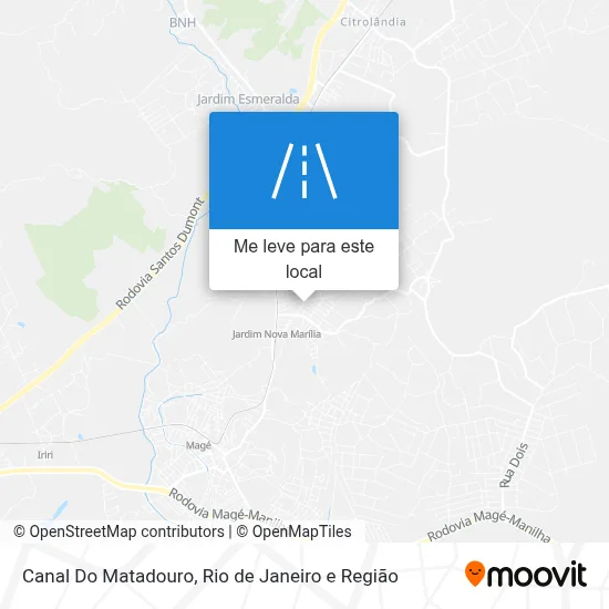 Canal Do Matadouro mapa