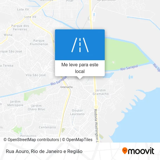 Rua Aouro mapa