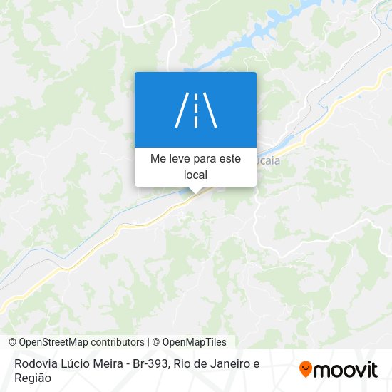 Rodovia Lúcio Meira - Br-393 mapa