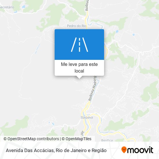 Avenida Das Accácias mapa