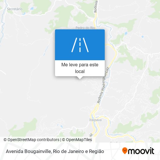 Avenida Bougainville mapa