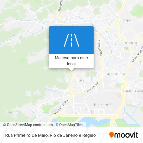 Rua Primeiro De Maio mapa