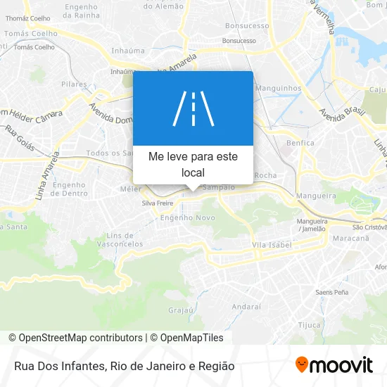 Rua Dos Infantes mapa