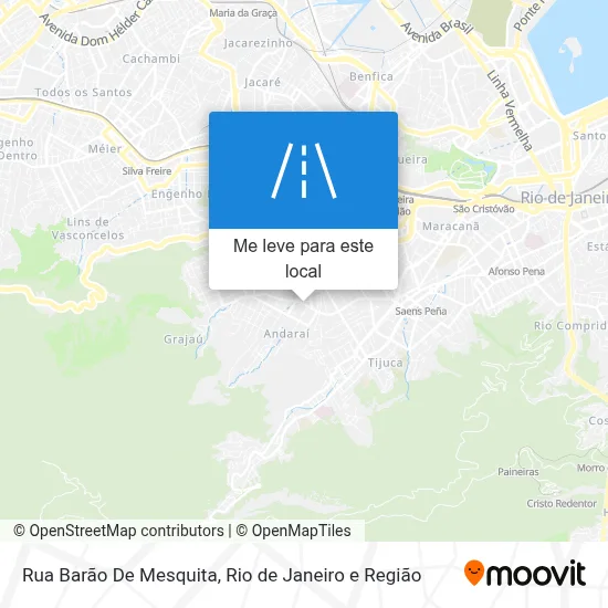 Rua Barão De Mesquita mapa