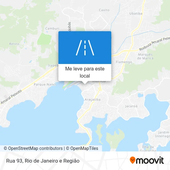 Rua 93 mapa