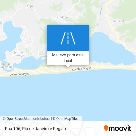Rua 106 mapa