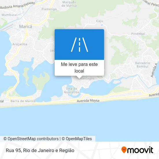 Rua 95 mapa