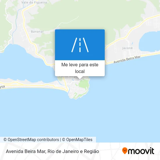 Avenida Beira Mar mapa