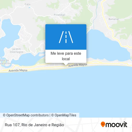 Rua 107 mapa