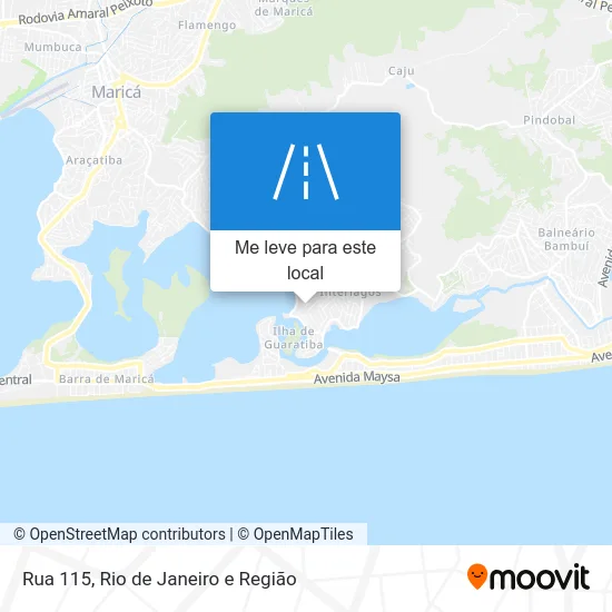 Rua 115 mapa