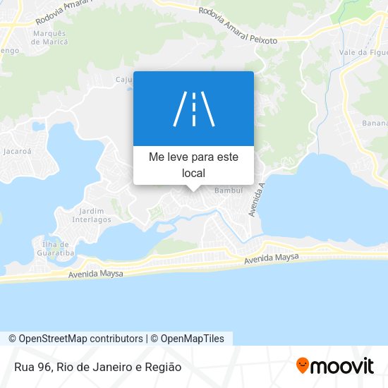 Rua 96 mapa