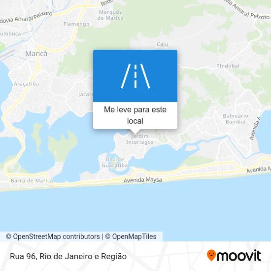 Rua 96 mapa