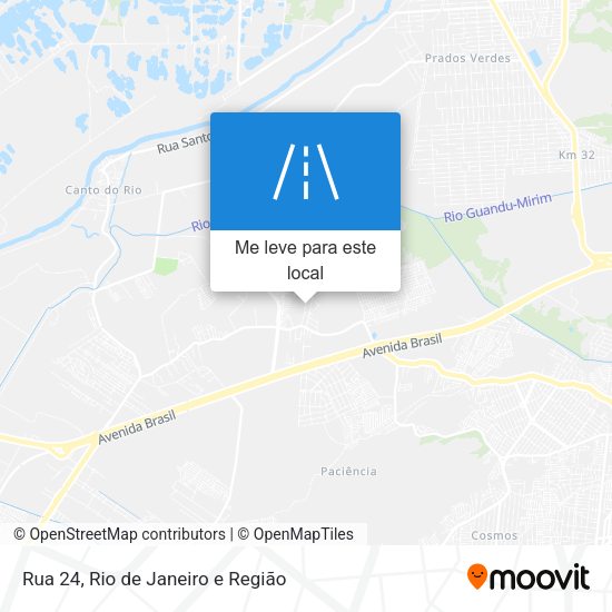Rua 24 mapa