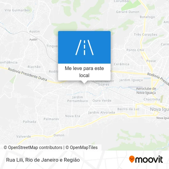 Rua Lili mapa