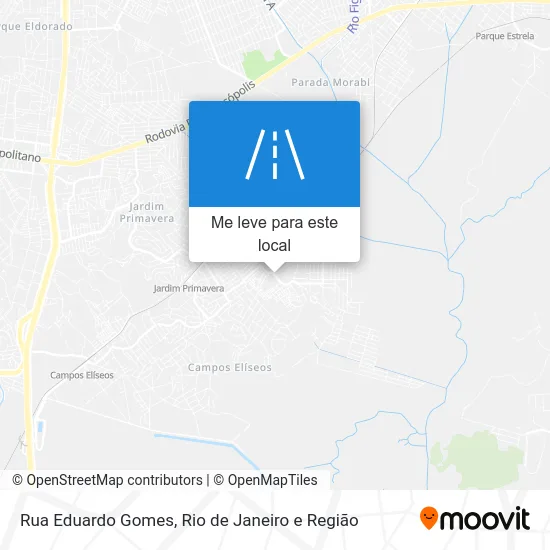 Rua Eduardo Gomes mapa