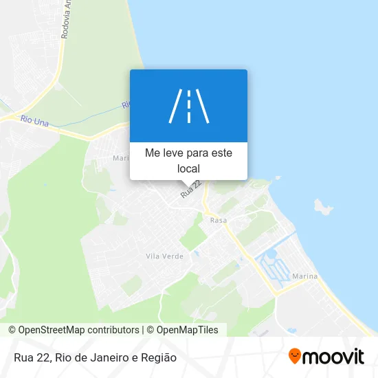 Rua 22 mapa
