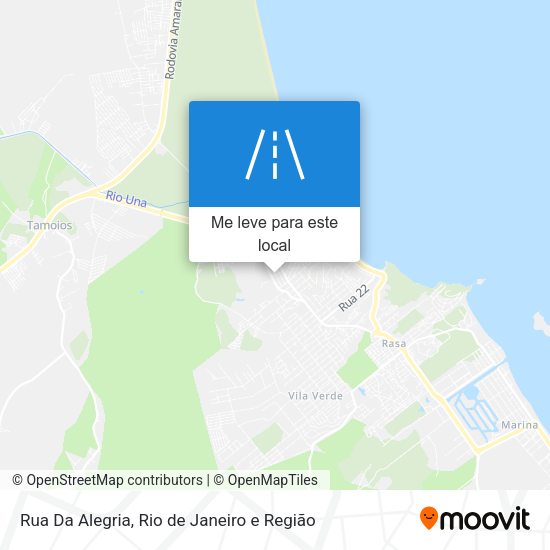 Rua Da Alegria mapa
