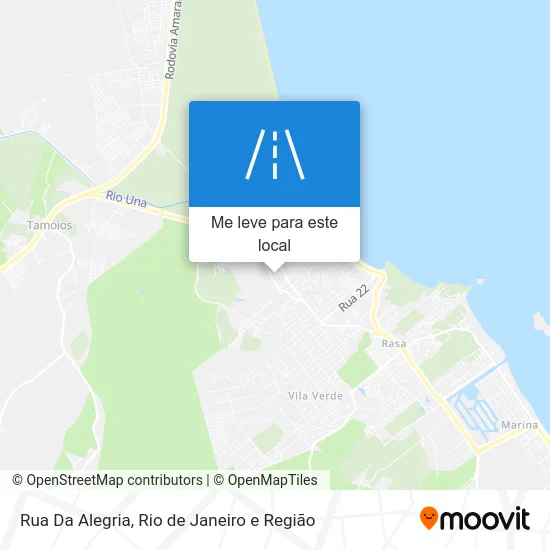 Rua Da Alegria mapa