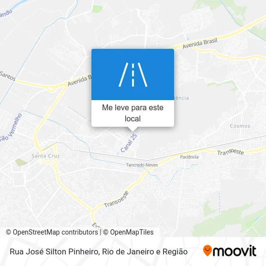 Rua José Silton Pinheiro mapa