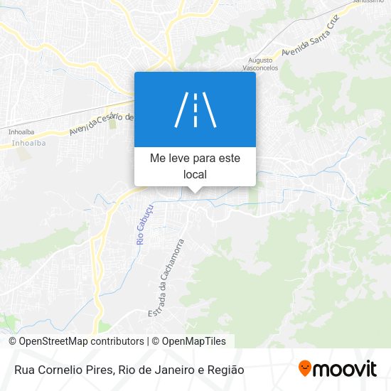 Rua Cornelio Pires mapa